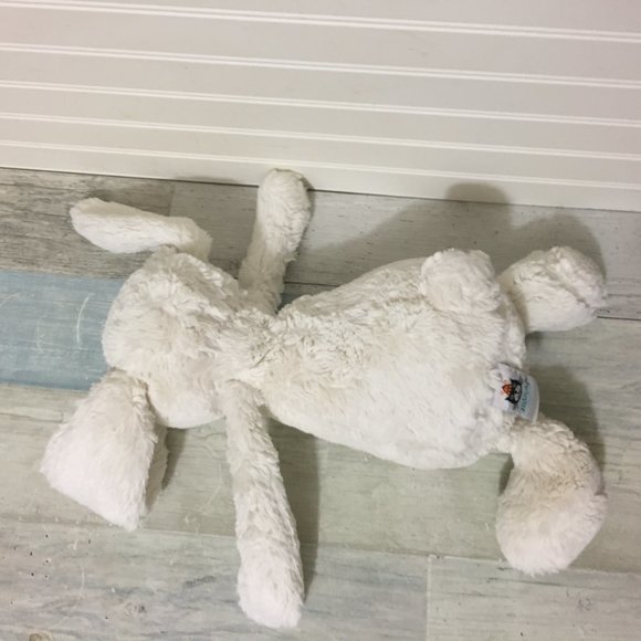 Jellycat White Rabbit Bunny Plush 14", Stuffed Animal Toy - Picture 3 of 5